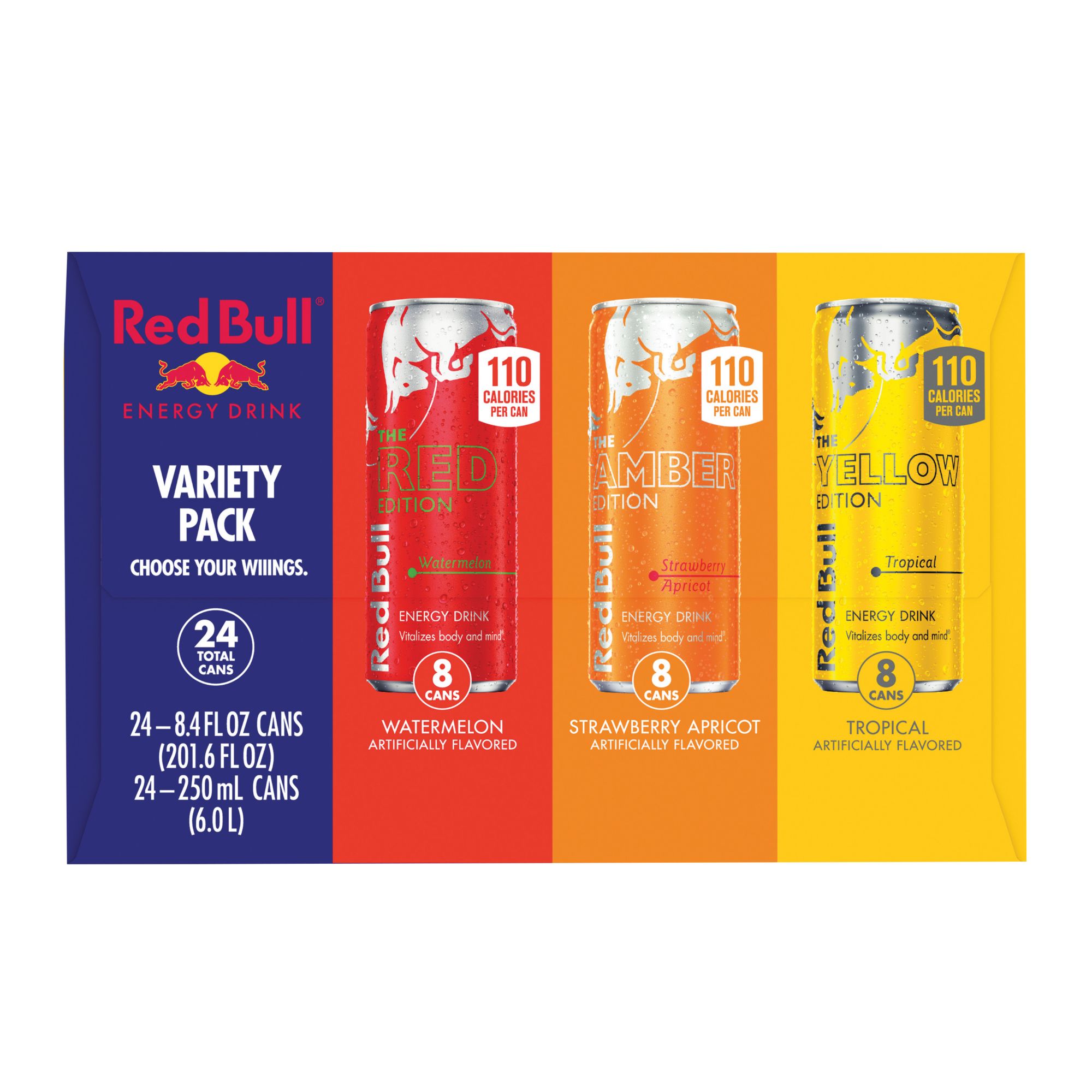 Red Bull Editions Variety Pack, 24 pk./8.4 oz.