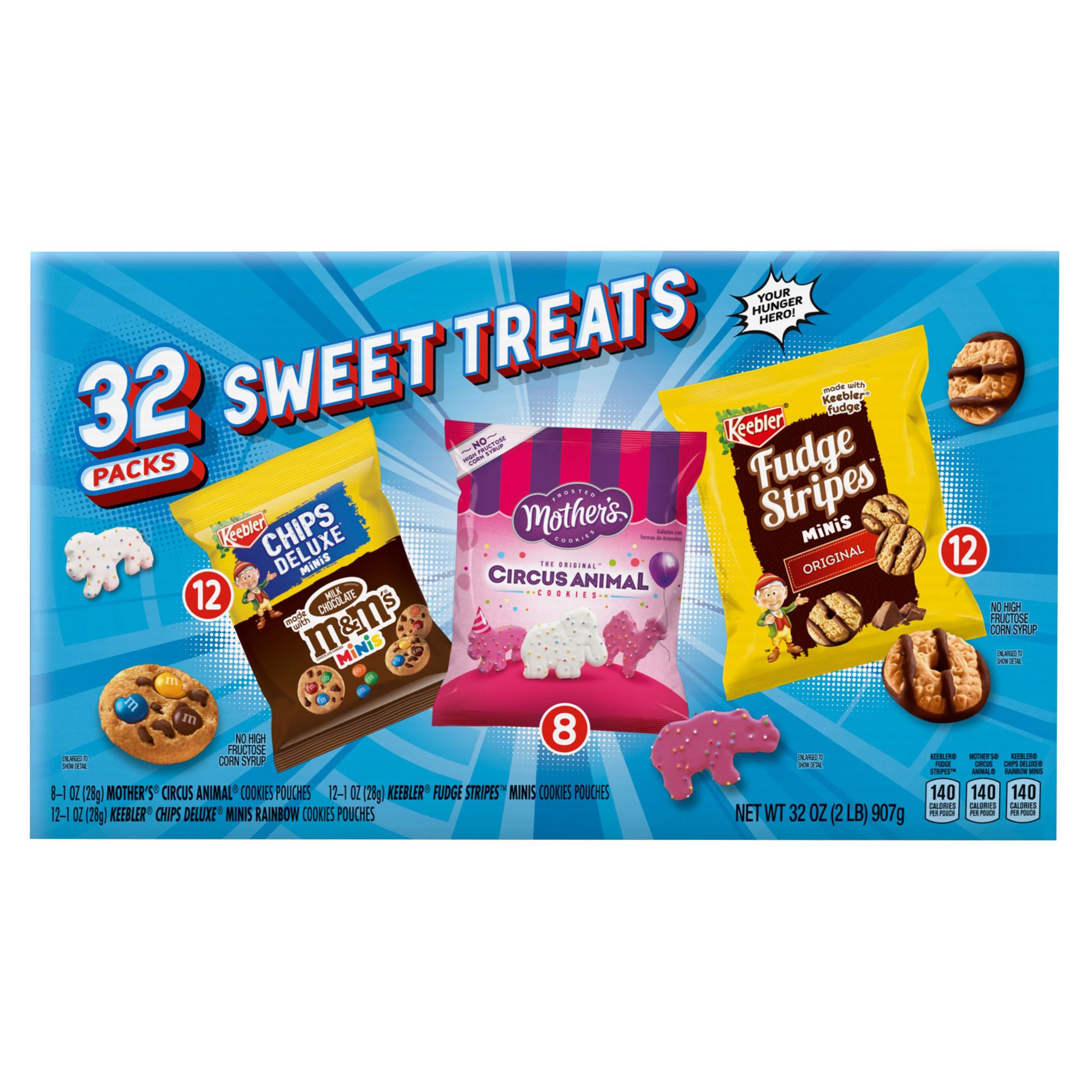 Keebler OTG Variety 3 Flavor Cookie, 32 ct.