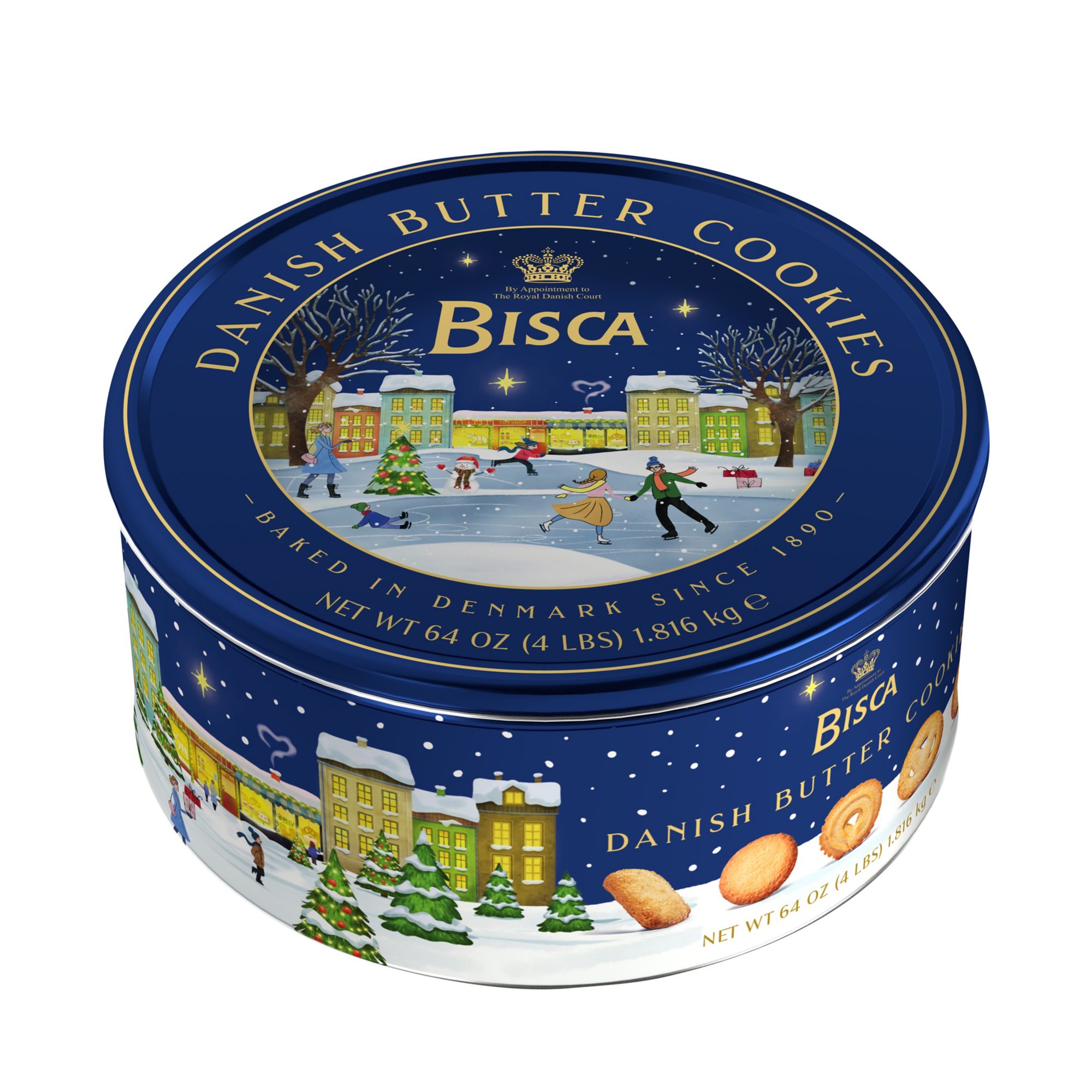 Bisca Danish Butter Cookies, 64 oz.