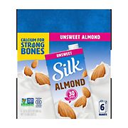 Silk Dairy-Free UHT Unsweet Almondmilk Cartons, 6-32 fl. oz.