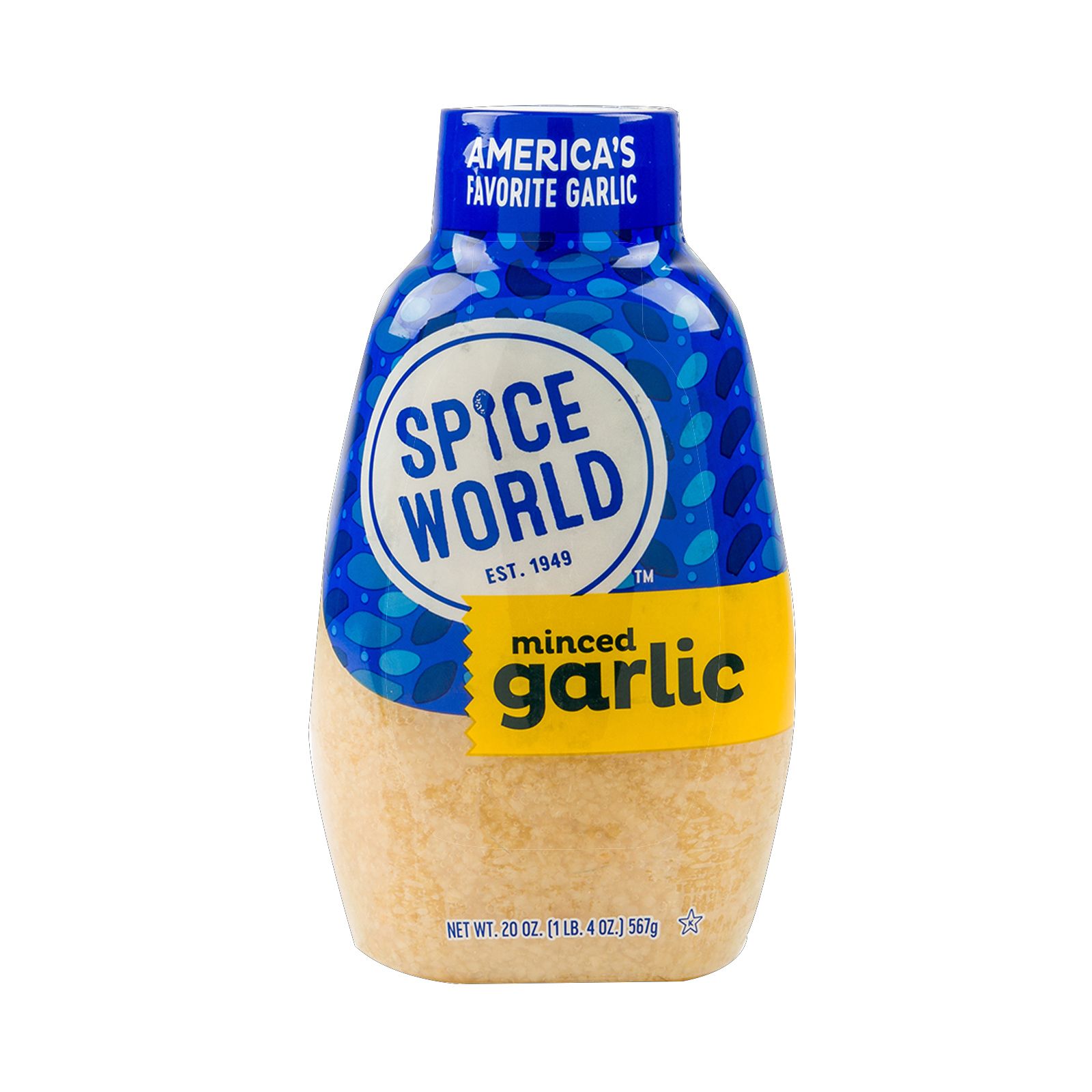 Spice World Minced Garlic Squeeze Bottle, 20 oz.