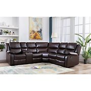 Zoy Reclining 3-Pc. Sectional