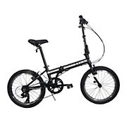 Zizzo Campo Lightweight 20&quot; 7-Speed Aluminum Folding Bicycle - Black