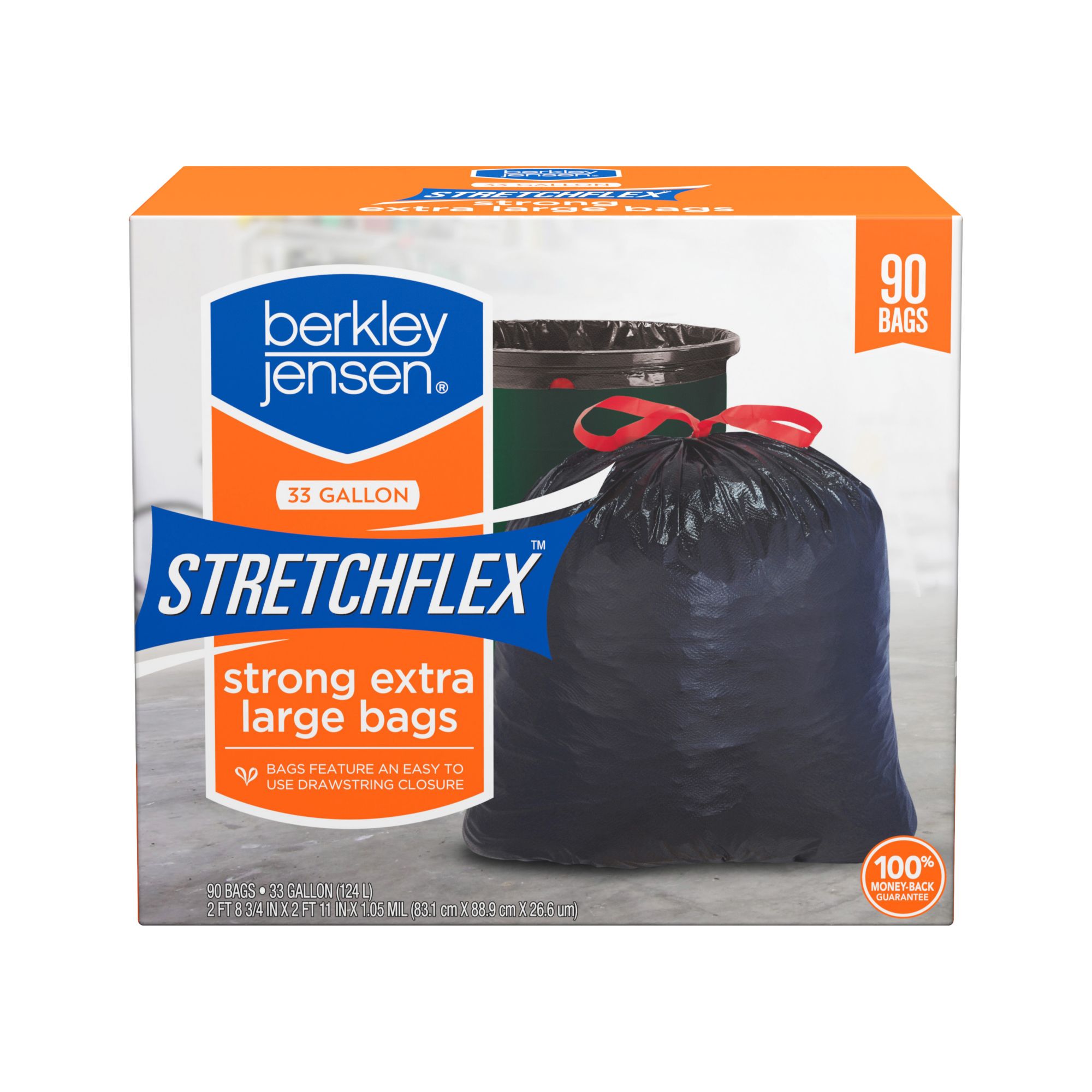 Berkley Jensen 13 Gal. Lavender Stretchflex Trash Bags