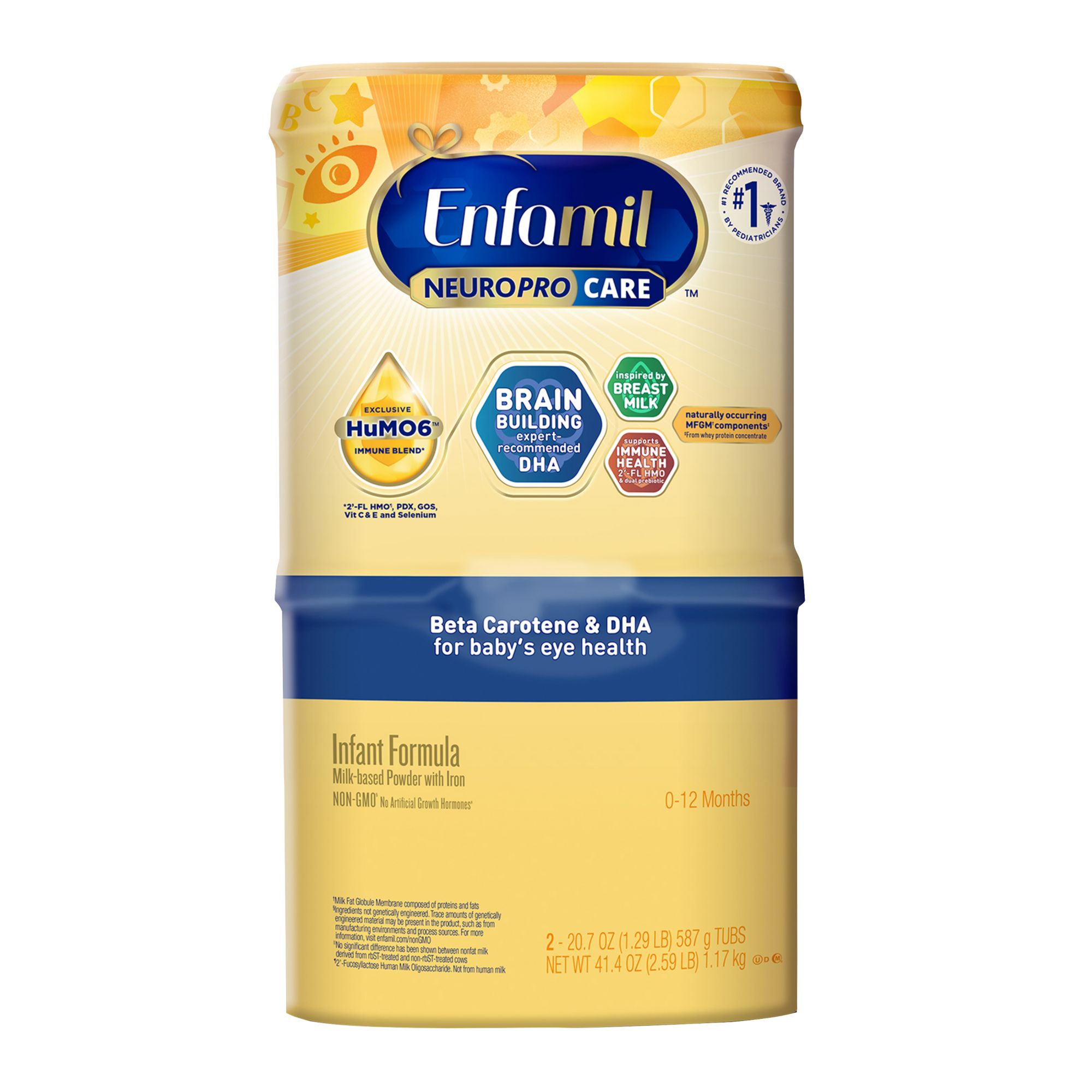 Enfamil Neuropro Infant Powder with Beta-Carotene, 2 pk./20.7 oz.