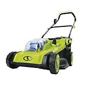 Sun Joe 48-Volt Ionmax 17&quot; Cordless Lawn Mower Kit with (2) 4.0-Ah Batteries, Dual Port Charger, and Collection Bag