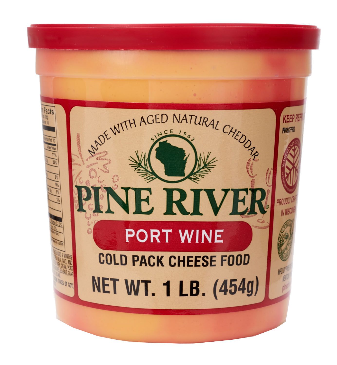 Pine River Port Wine Cold Pack Cheese Spread, 16 oz.