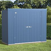 Arrow Elite 8' x 4' Steel Storage Shed - Blue Gray