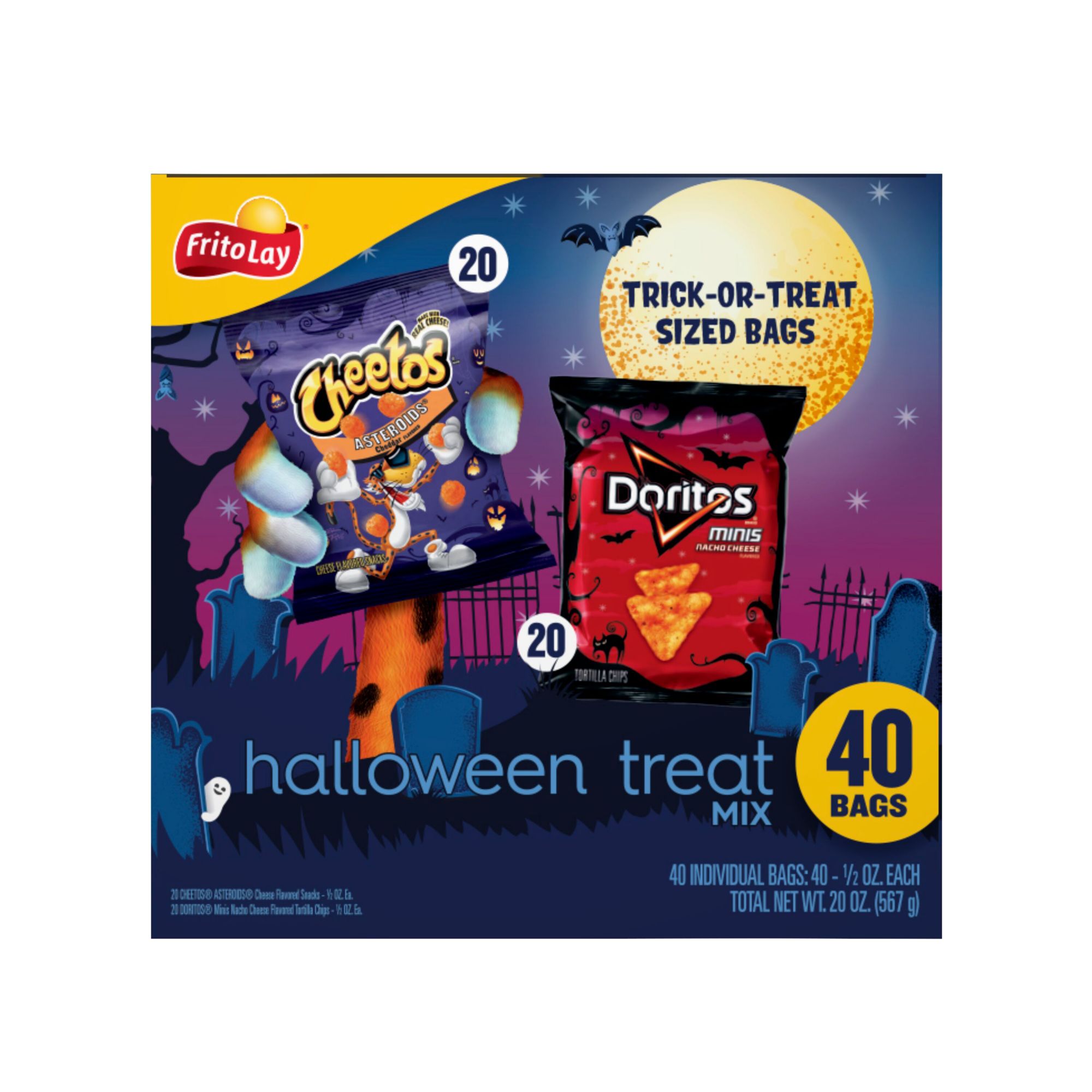 Frito-Lay Cheetos & Doritos Halloween Treat Mix, 40 ct.