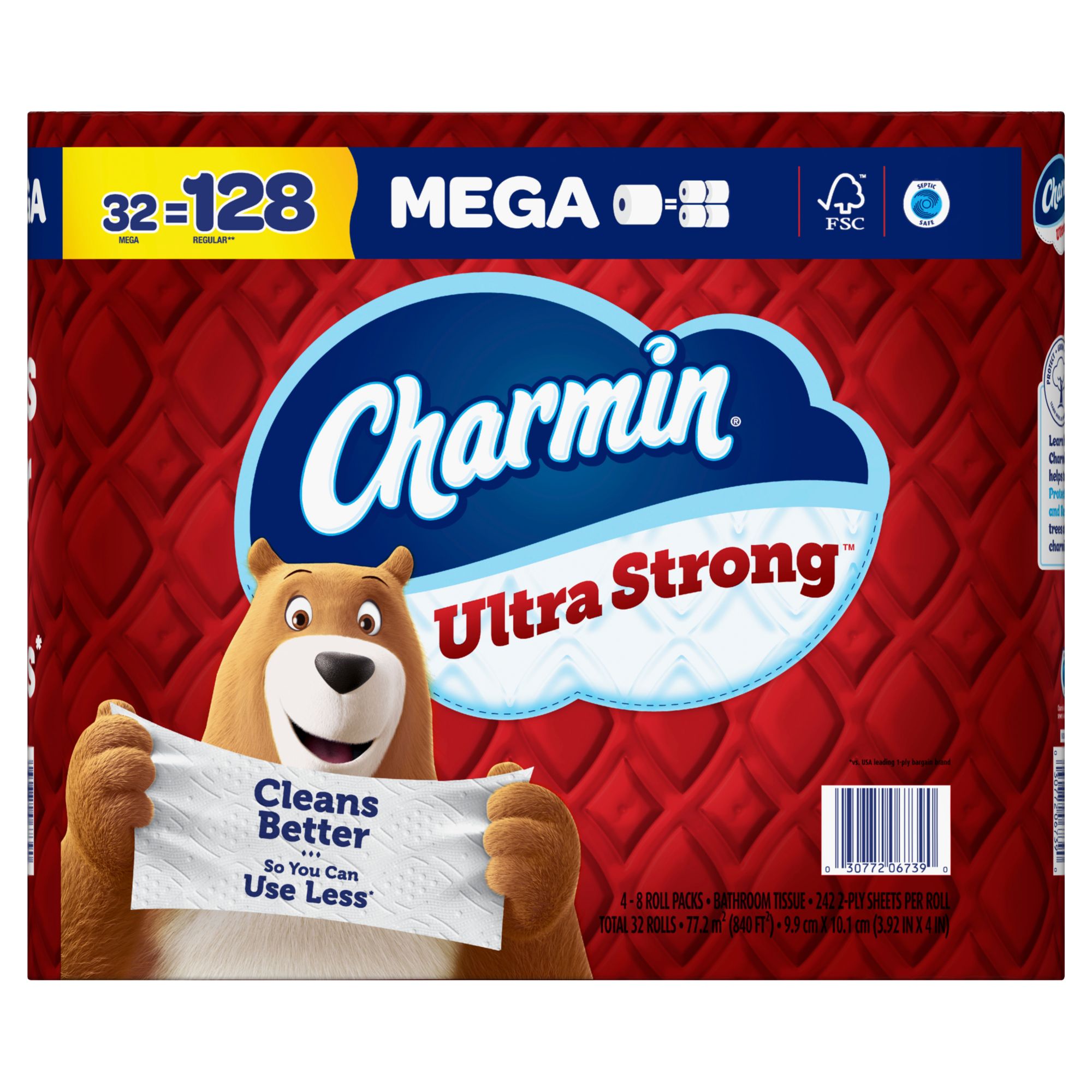 Charmin Ultra Strong Mega Roll Toilet Paper, 32 ct.