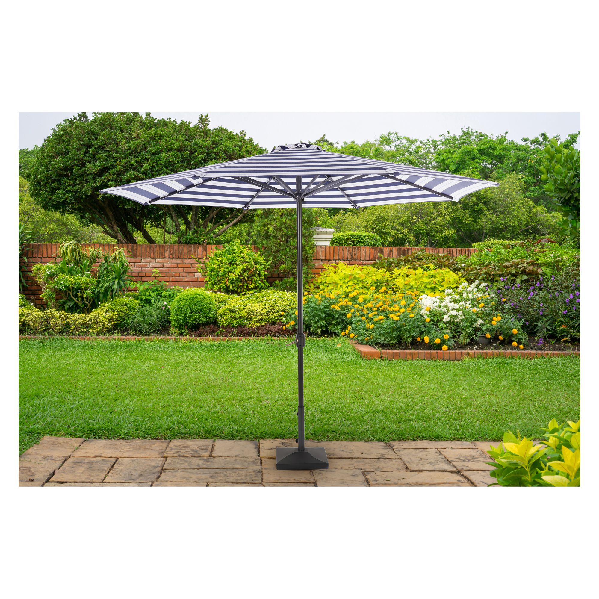 Berkley Jensen 11' Aluminum Umbrella with Sunbrella Fabric