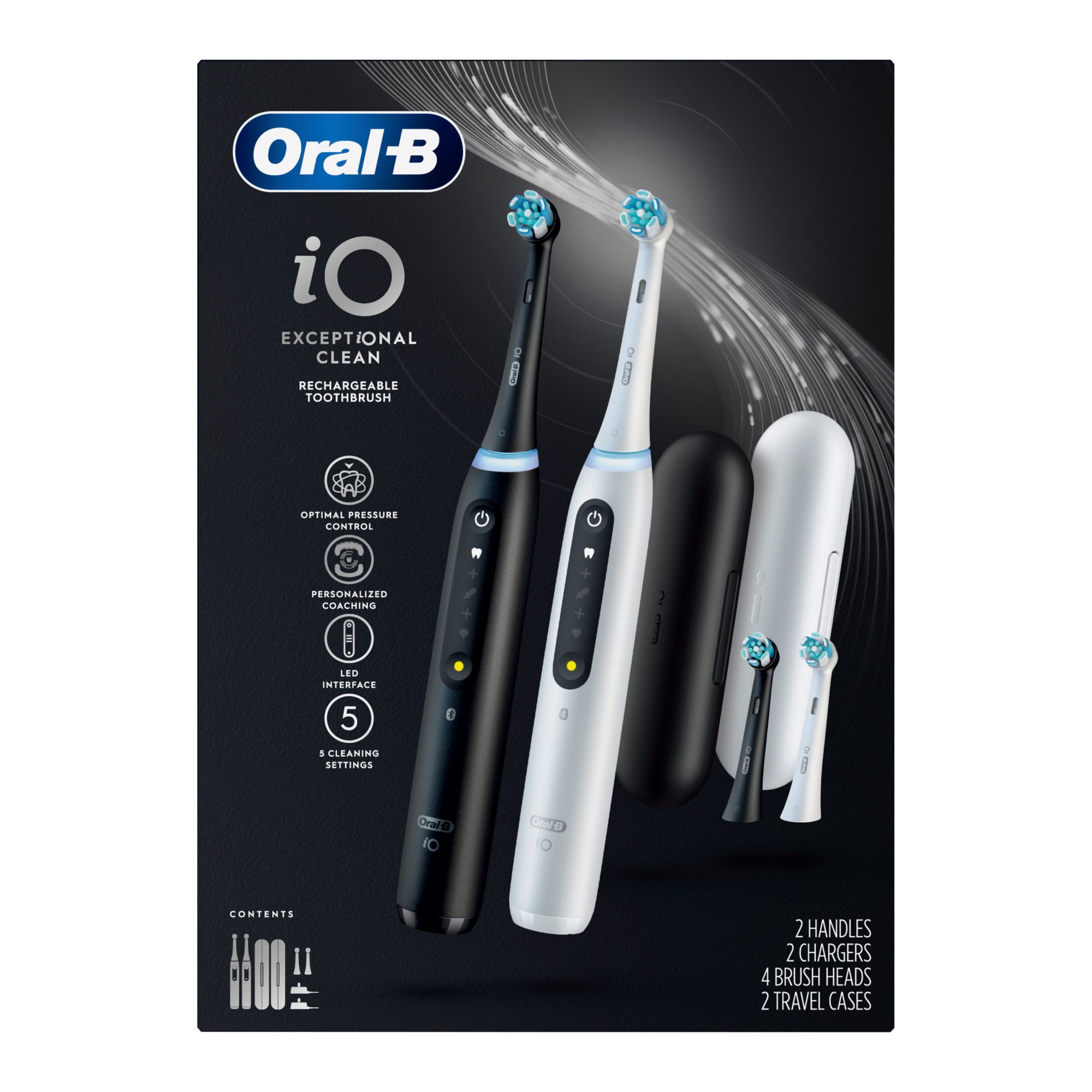 Oral-B Genius Rechargeable Electric Toothbrush, 2-pack