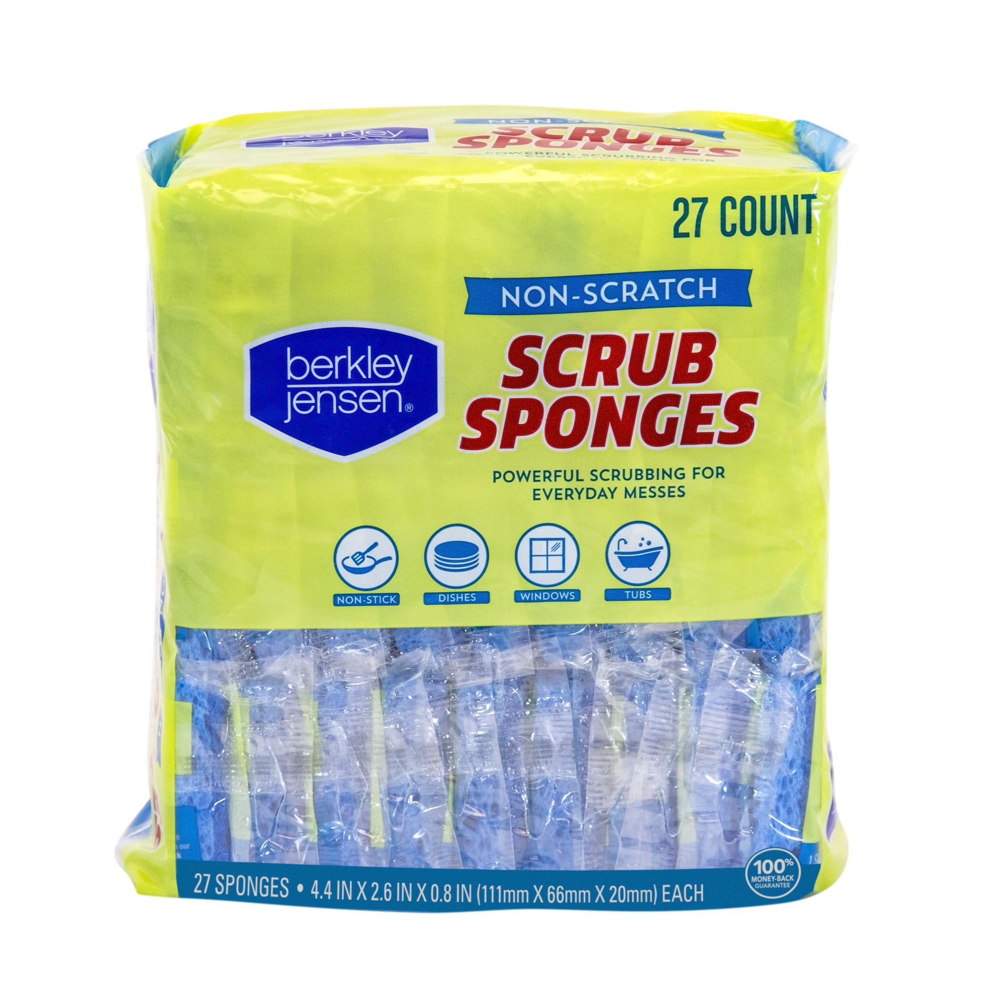 ScrubIt Cleaning Heavy Duty Scrub Sponge by Scrub-it - Scrubbing Sponges  Use for Kitchen, Bathroom & More -6 Pack