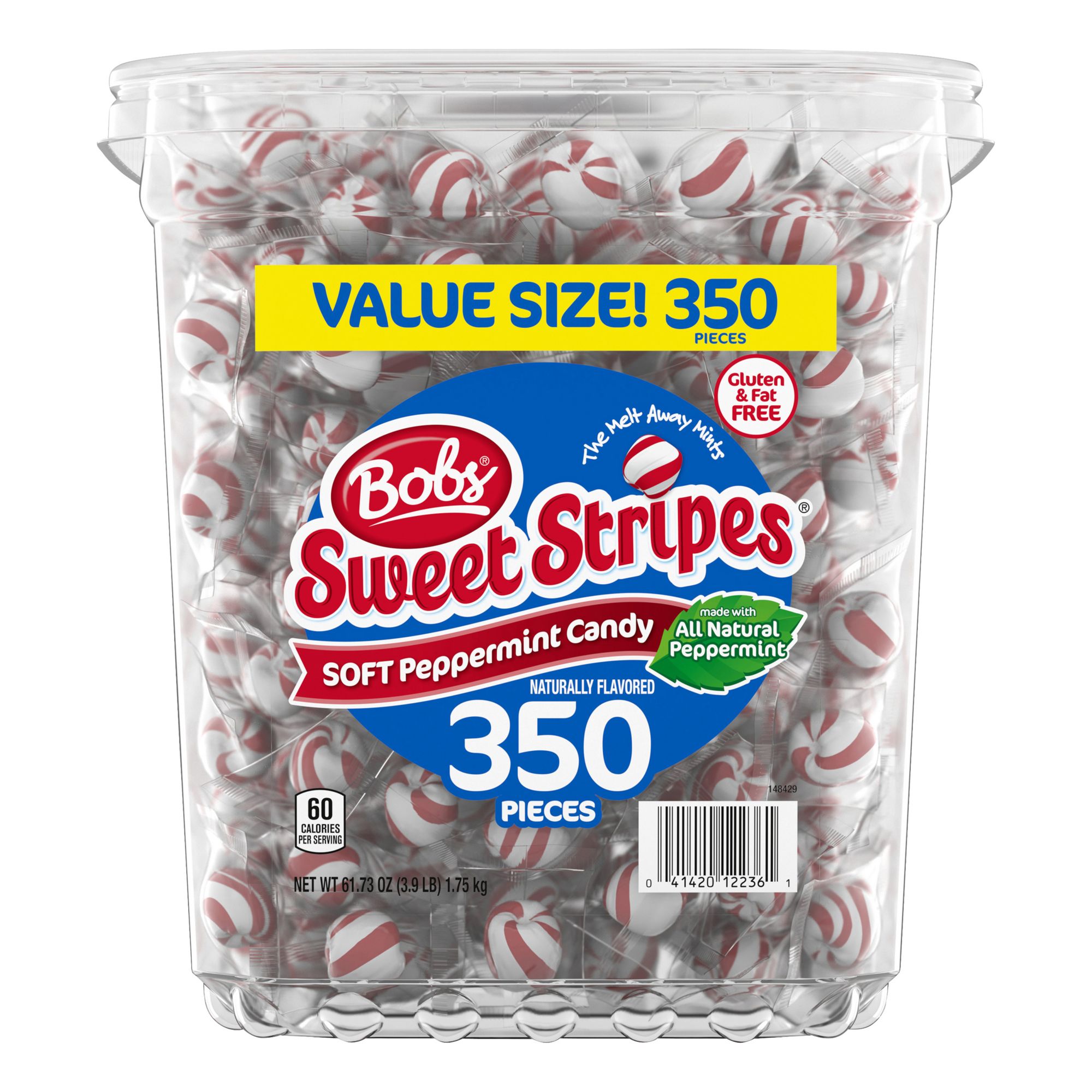 peppermint Bob's Sweet Stripes Peppermint Tub - 350 Pieces | BJ's
