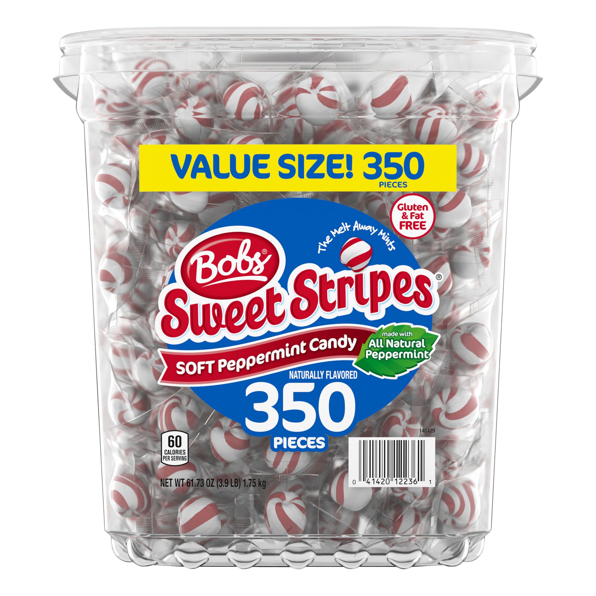 Brach's Bob's Mini Peppermint Candy Canes - Tub of 260 - All City