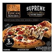 Tuscan Kitchen Supreme Rising Crust Pizza, 3 pk.