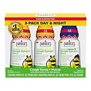 Zarbee's Children's Cough + Mucus Syrup Day/Night, 3 pk.