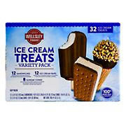 Wellsley Farms Ice Cream Treats Variety Pack, 32 ct.