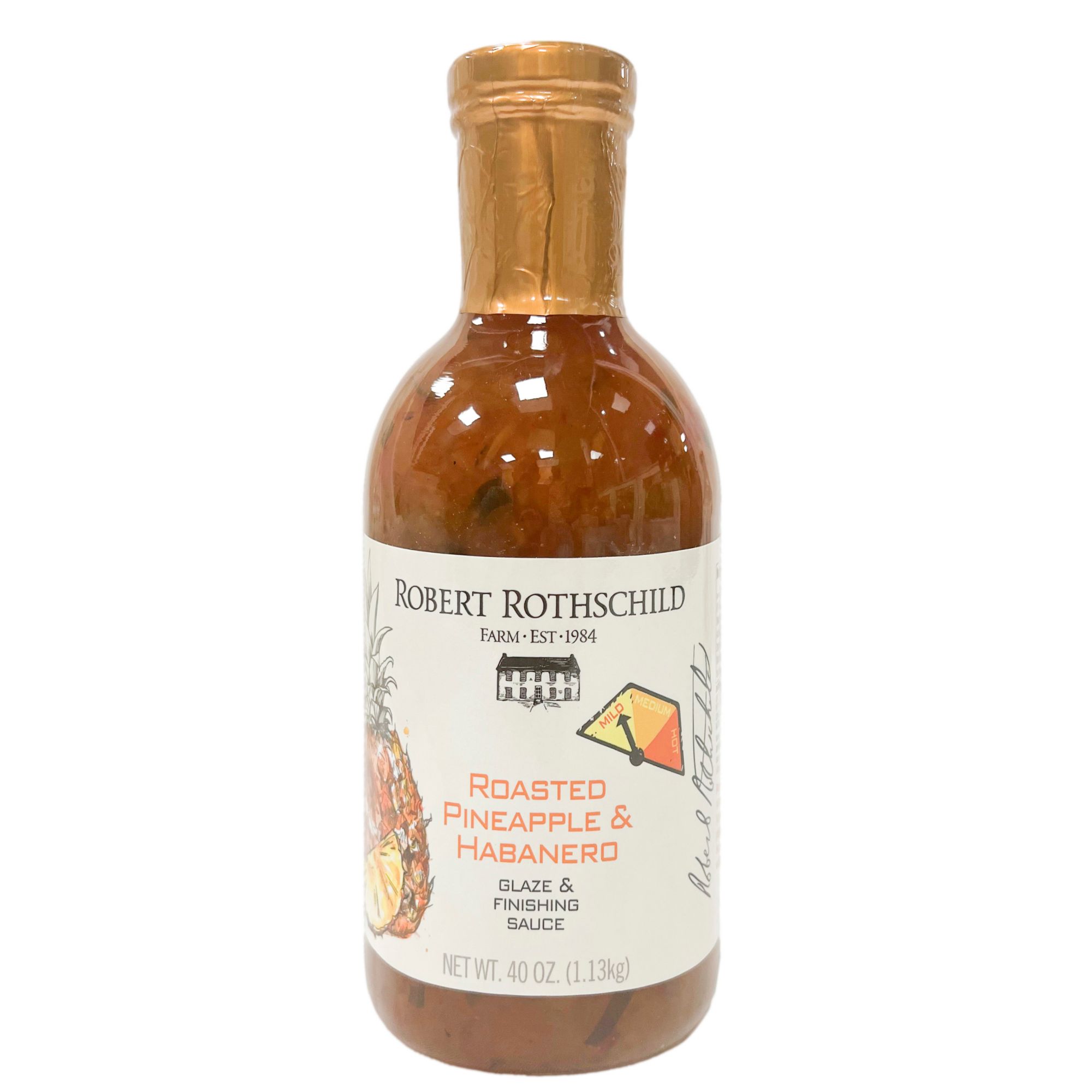 Robert Rothschild Farm Roasted Pineapple & Habanero Sauce, 40 oz.