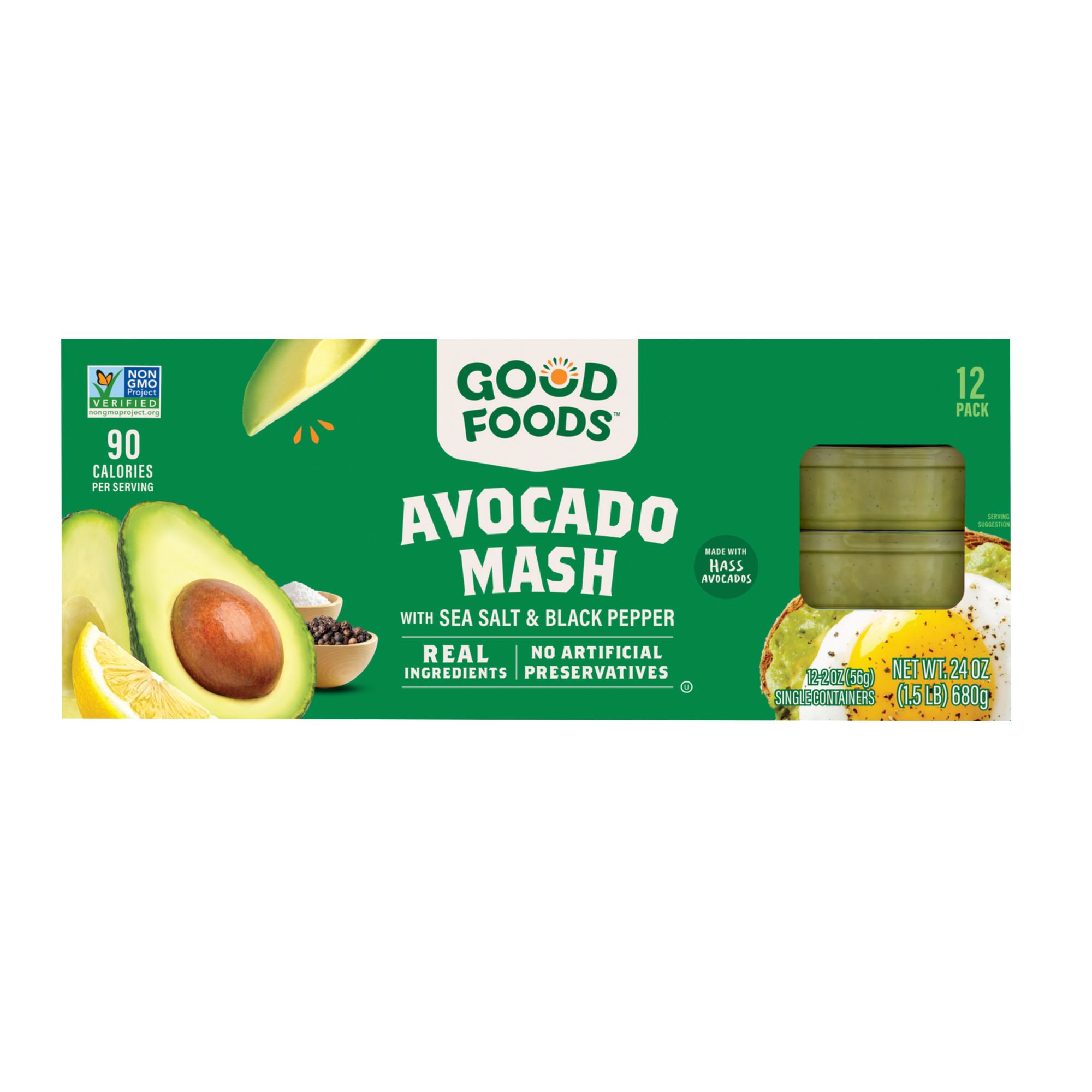 Good Foods Avocado Mash, 12 pk./ 2 oz.