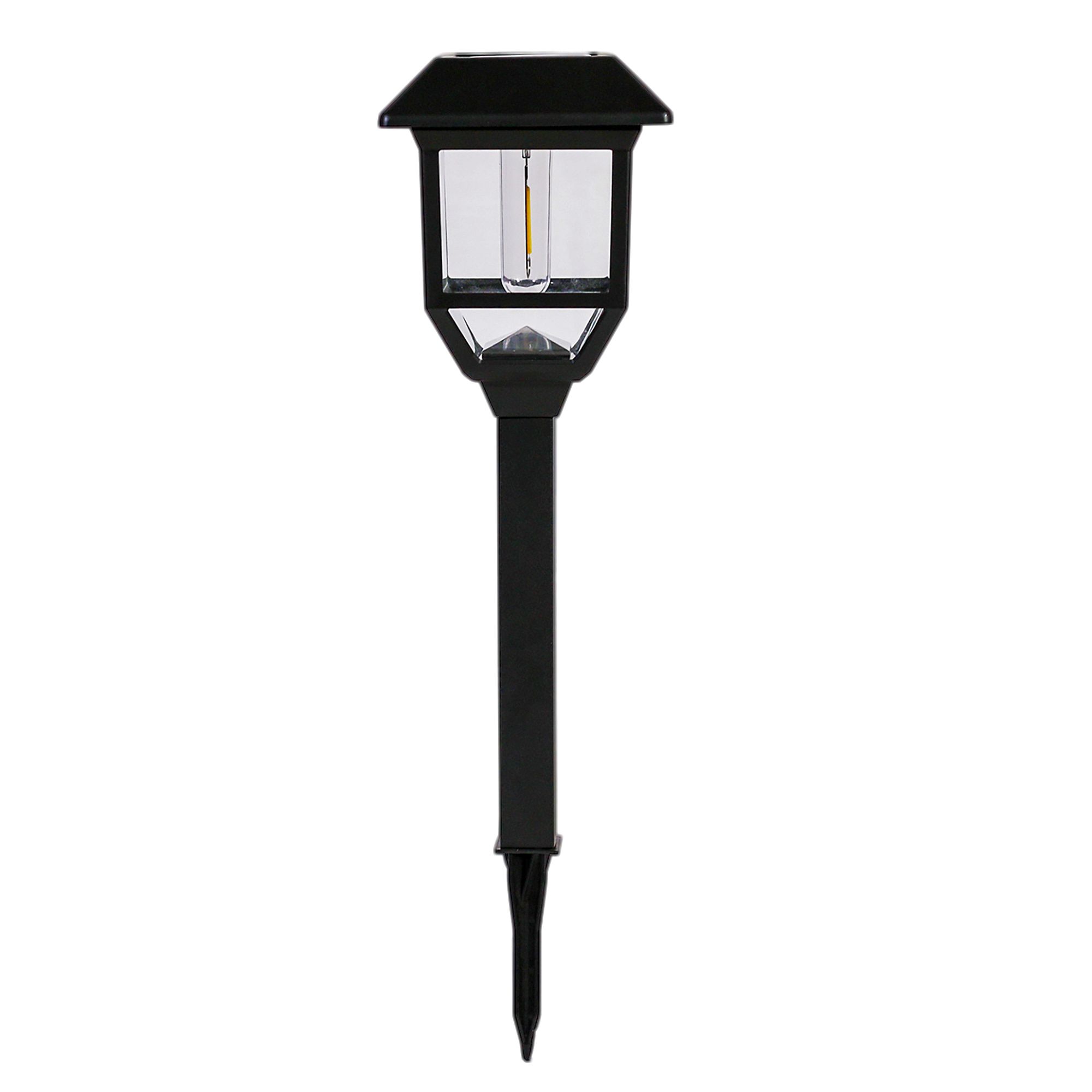 Berkley Jensen 5-Pc. Solar LED Pathway Lights - Graphite Black