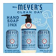 Mrs. Meyer's Clean Day Liquid Hand Soap, Rain Water Scent Bottle, 3 pk./12.5 oz.