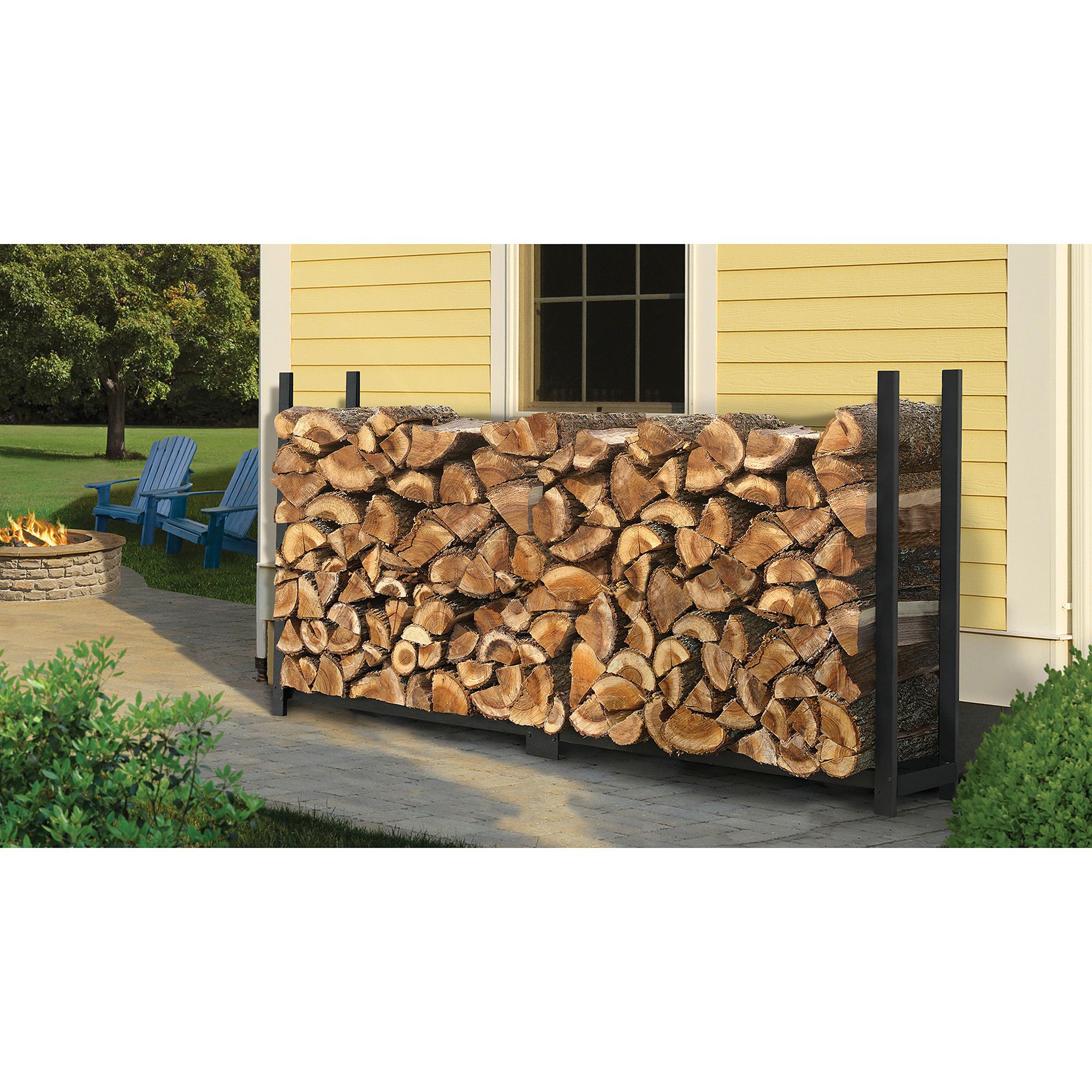 12 ft. Ultra Duty Firewood Rack - Shelters of New England