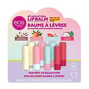 eos All-Natural Shea Lip Balm Sticks Variety Pack, 8 ct.