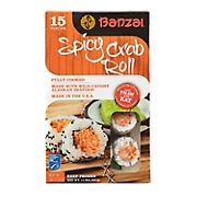 Banzai Frozen Sushi - Spicy Crab Roll, 15 ct.
