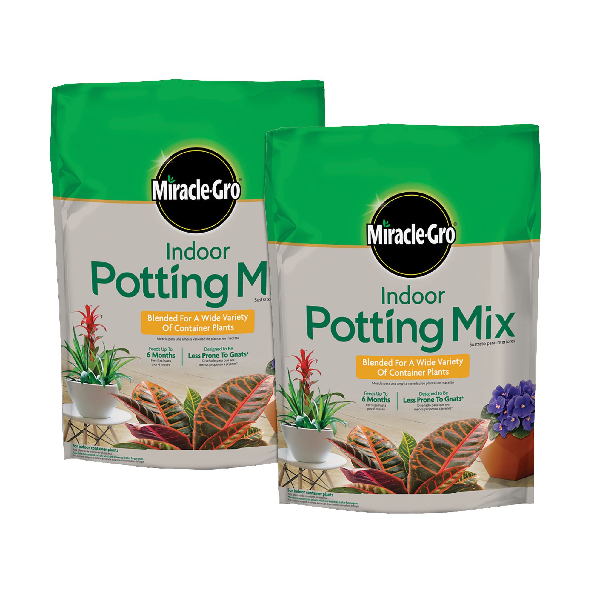 Miracle-Gro Moisture Control Potting Mix, Soil for Containers, 8