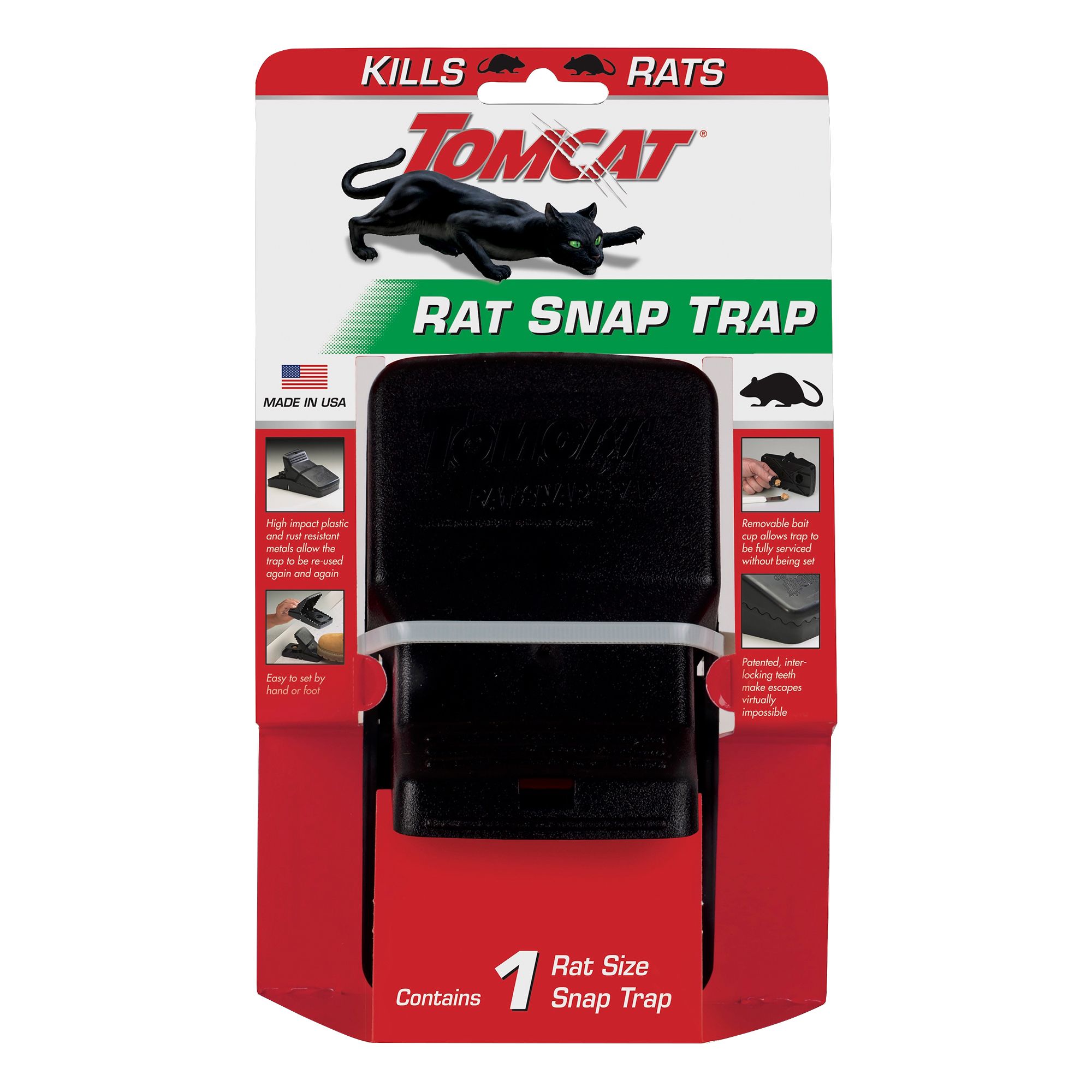 TOMCAT Refillable Bait Station Mouse Killer (8-Refill) - Town