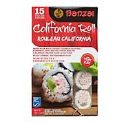 Banzai Frozen Sushi - California Roll, 15 ct.