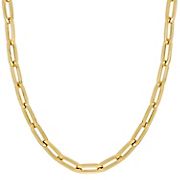 5mm Paperclip Link Chain Necklace in 10k Yellow Gold, 18&quot;