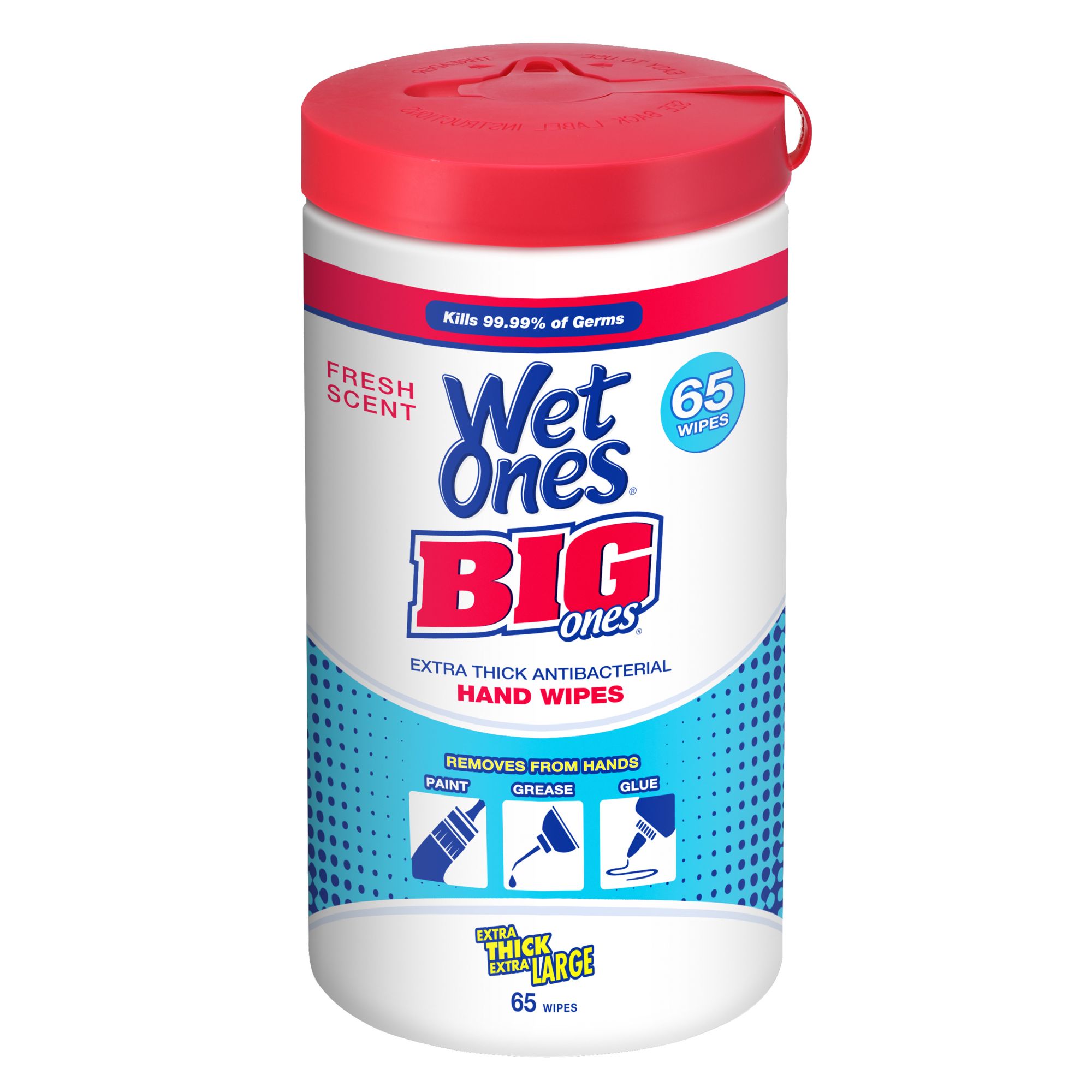 Wet Ones Antibacterial Hand Wipes Fresh Scent Travel Pack - 20 Count