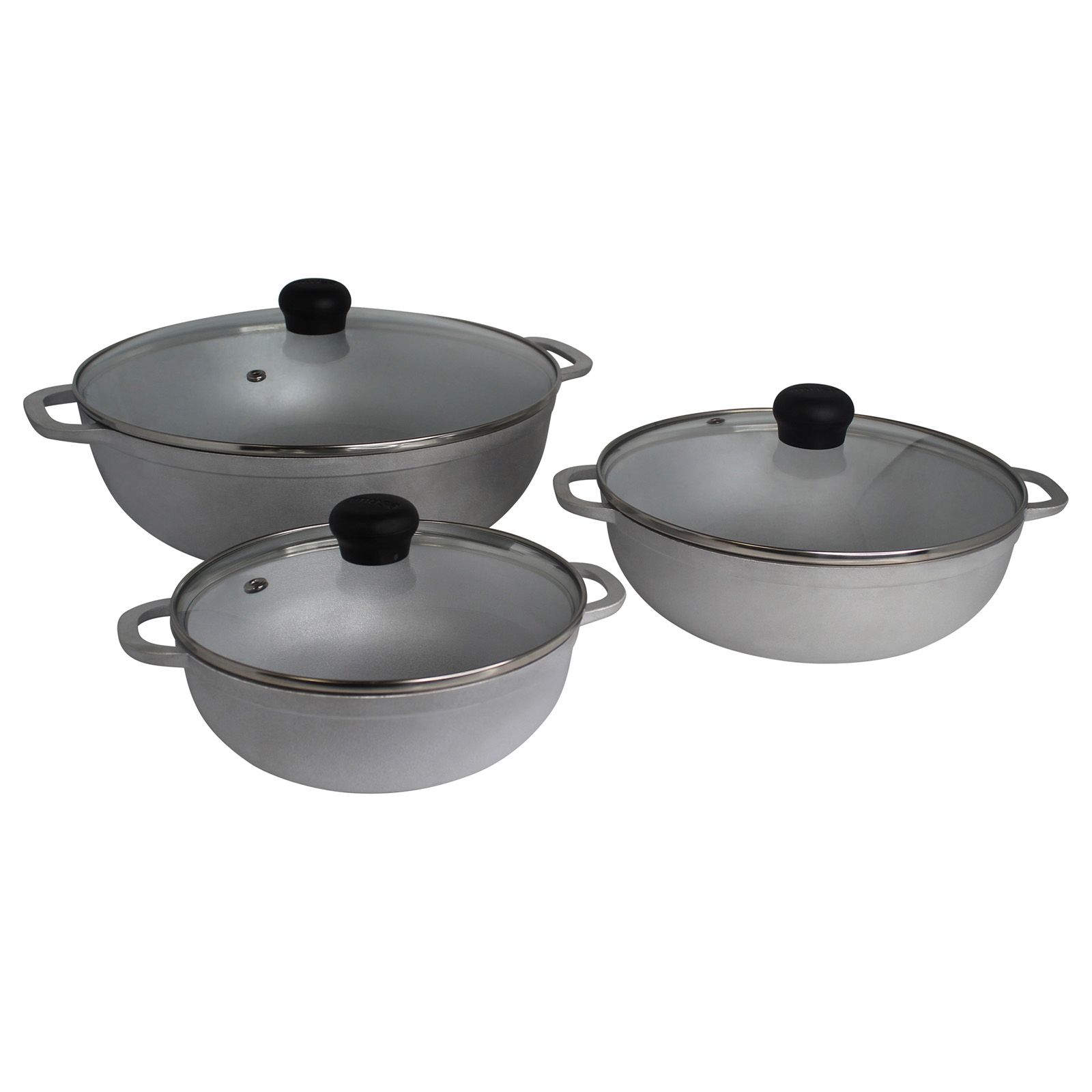 Tramontina Fiora 4.25 Qt Multipurpose Ceramic Non-Stick 5-Piece Cookware Set