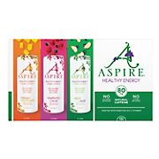 Aspire Healthy Energy Drinks Variety Pack, 15 pk./12 oz.