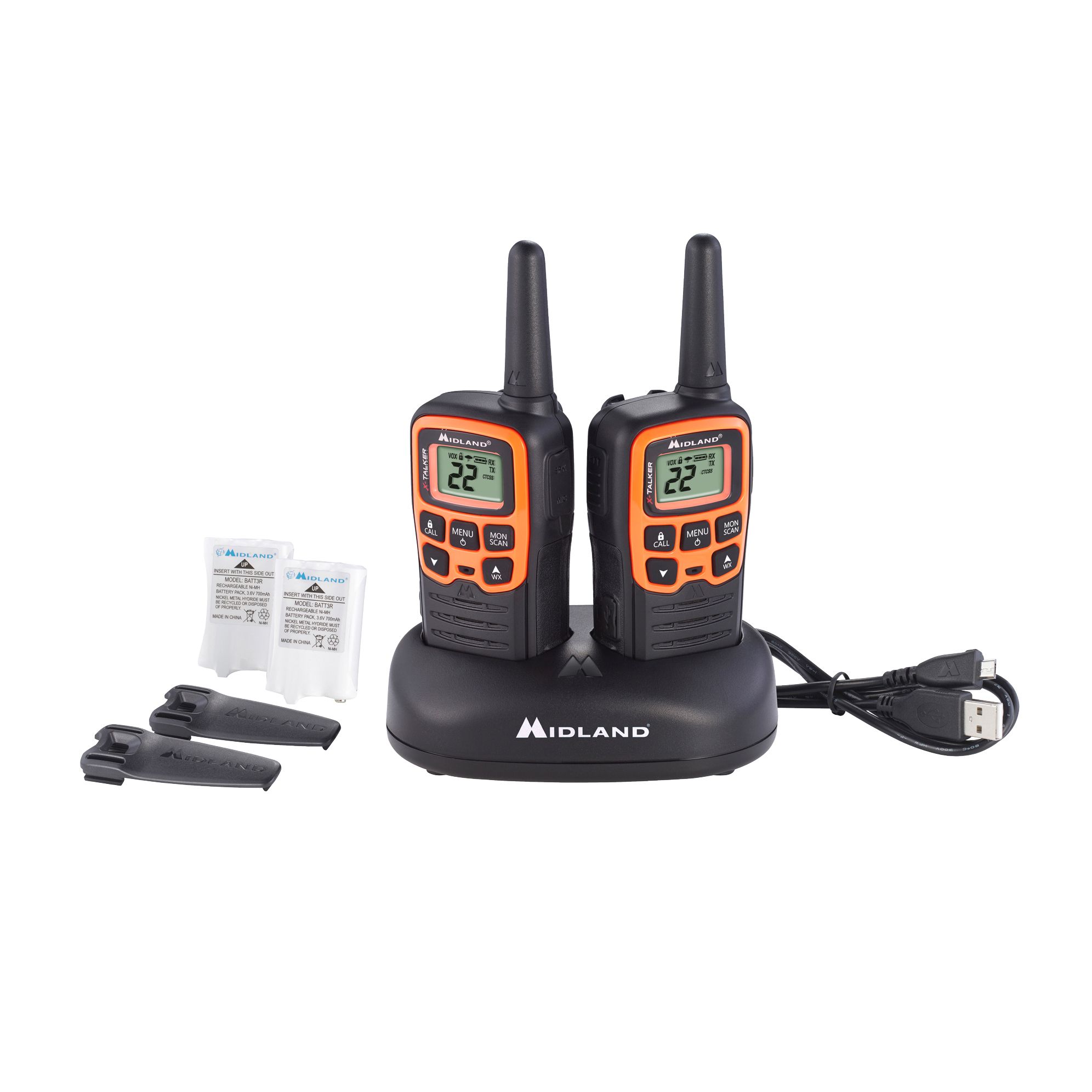 Midland T51X3VP3 X-TALKER Two Way Radios, 3 pk.