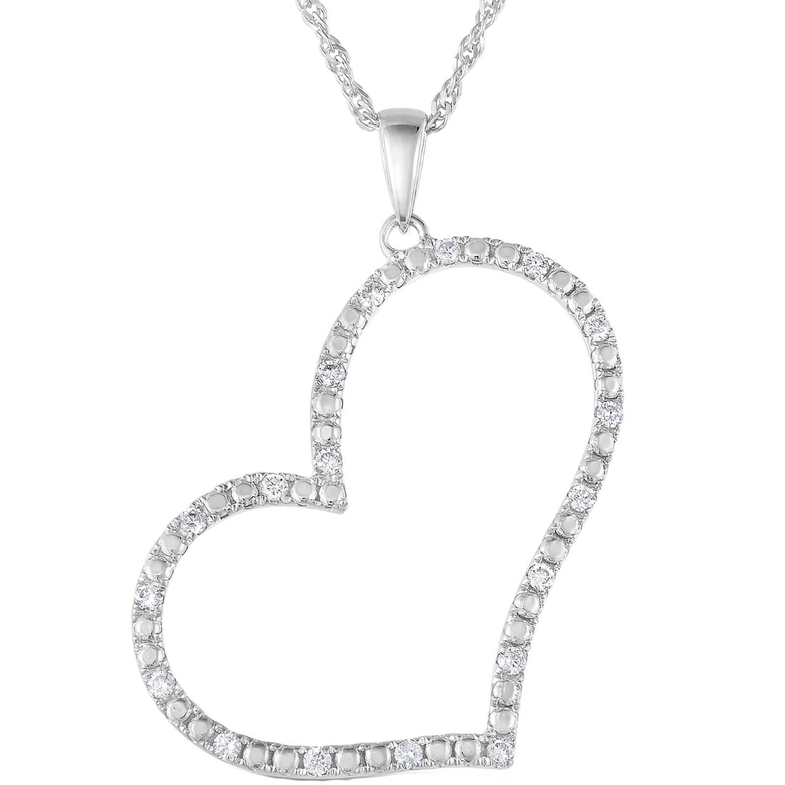 1-1/2 Ct. T.W. Diamond Heart Pendant in 14K Gold (I/I1)