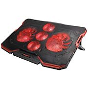 ENHANCE Cryogen Gaming Laptop Cooling Pad - Red