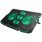 ENHANCE Cryogen Gaming Laptop Cooling Pad - Green