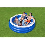 H2OGO! Splash Paradise 7'7&quot; x 7'2&quot; Inflatable Family Pool