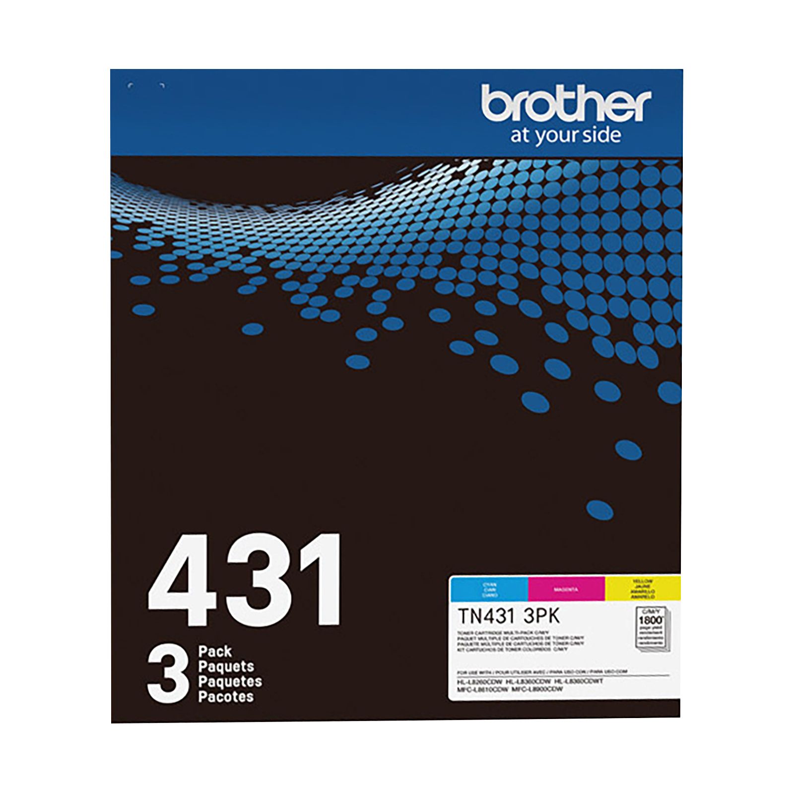 Brother Genuine TN4313PK Color Standard-Yield Toner Cartridges