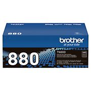 Brother TN880 Black Extra High-Yield Toner Cartridge, 3 pk.