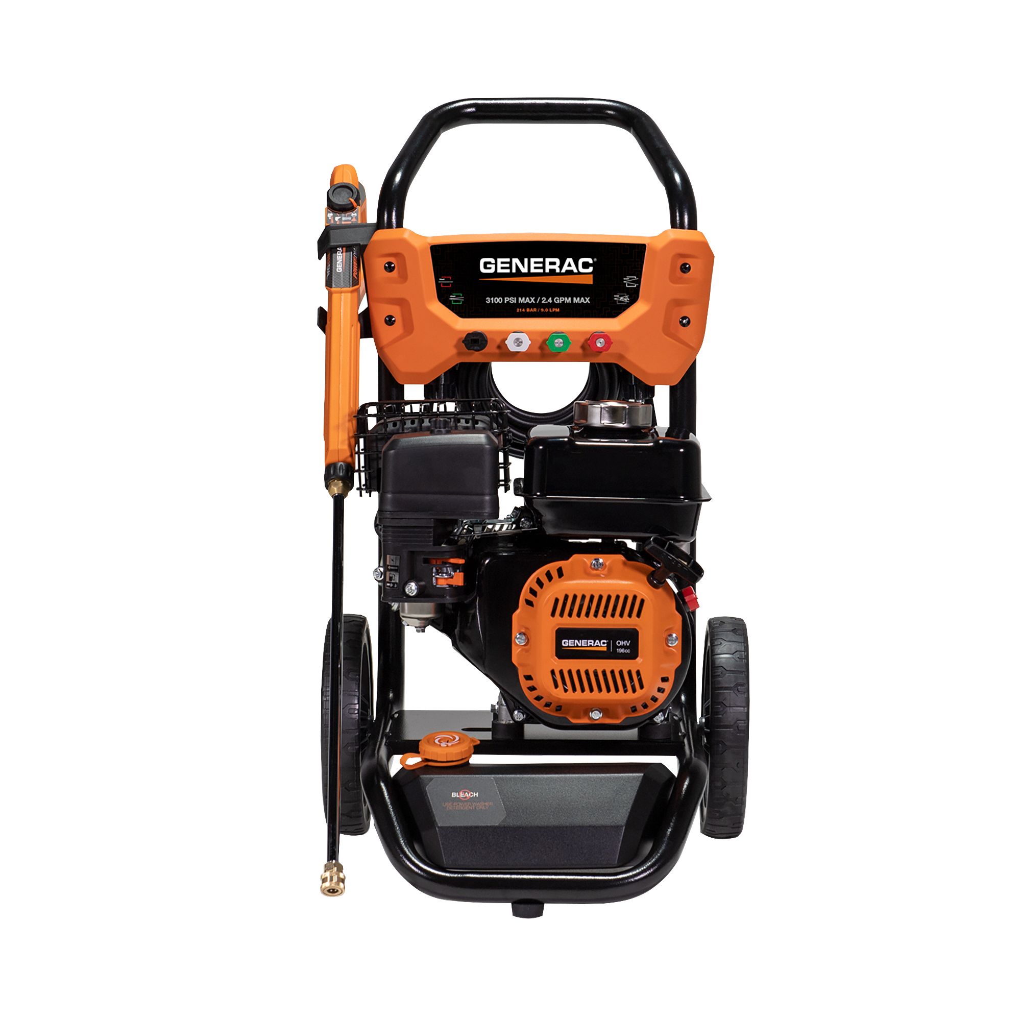 Generac 3100 PSI 2.4 GPM Residential Pressure Washer with PowerDial Gun