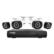 Defender Sentinel 8-Channel 4-Camera 4K Metal Security System with 1TB HDD NVR, Color Night Vision, and Human Detection