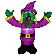 Northlight 3.5' Purple Inflatable Lighted Witch Halloween Outdoor Decoration