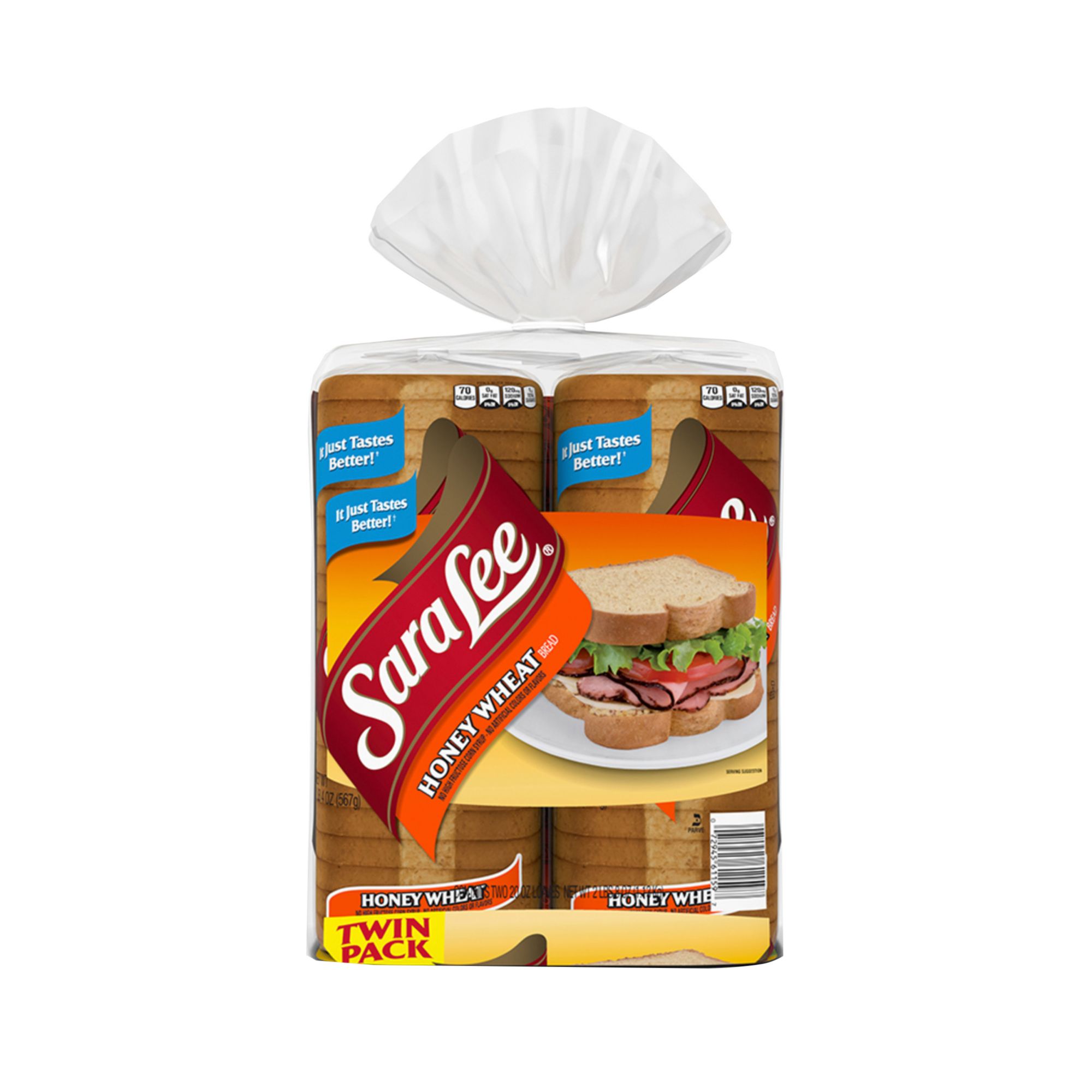 Sara Lee Honey Wheat Bread, 2 pk./20 oz.