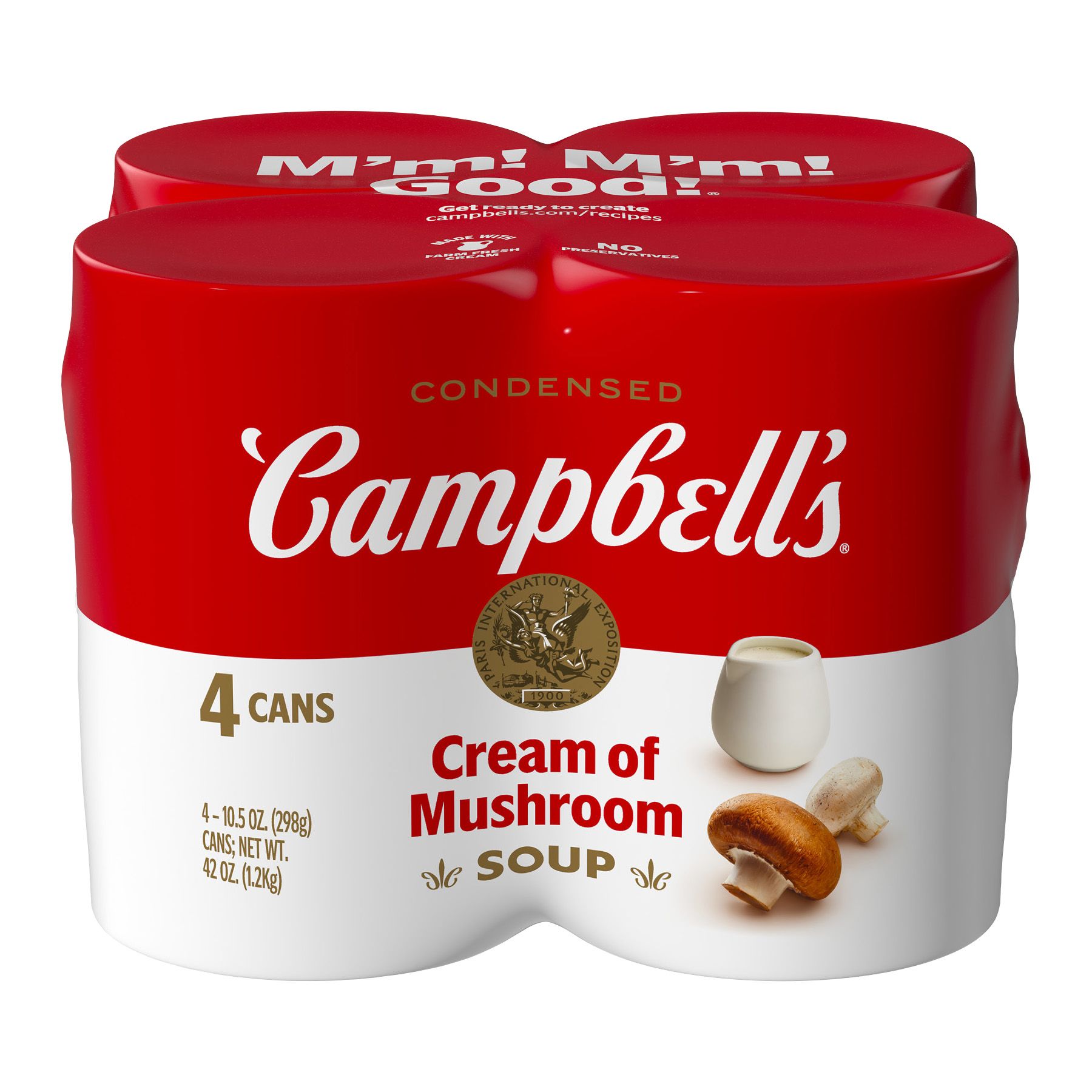  Campbell's Condensed Cream of Shrimp Soup, 10.5 Ounce Can  (Pack of 12) : Soups Stews And Stocks : Grocery & Gourmet Food