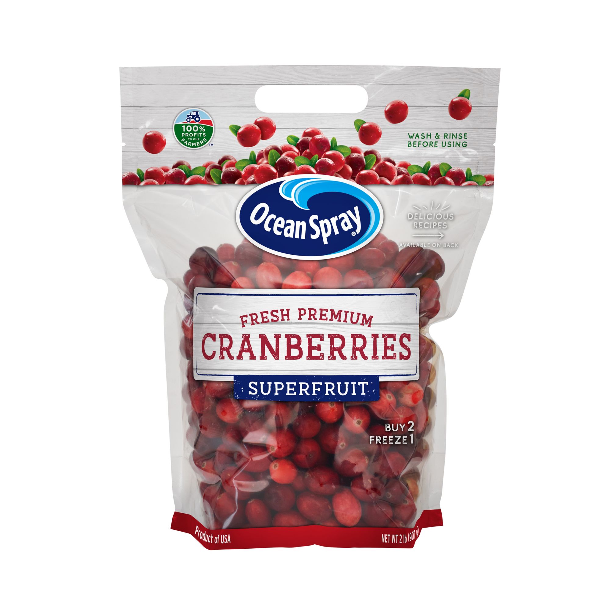 Ocean Spray Fresh Cranberries, 2 lbs.