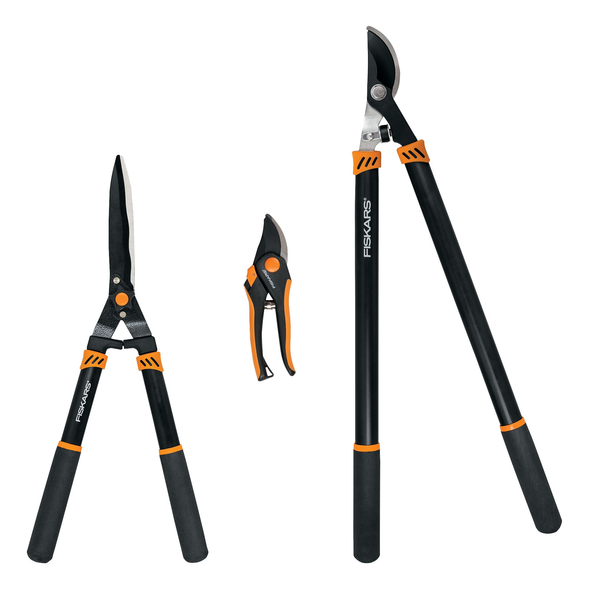 Fiskars Lopper Hedge Shears and Hand Pruner Combo Set